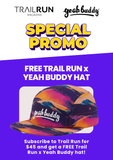 TRAIL RUN MAGAZINE Subscription + FREE Yeah Buddy Hat