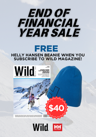 WILD Magazine Subscription + FREE Helly Hansen Beanie