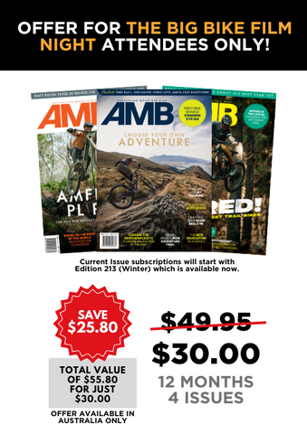 AMB Subscription for The Big Bike film Night Attendees