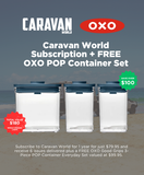 Caravan World Magazine Subscription + FREE Oxo Pop Container Set