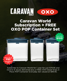 Caravan World Magazine Subscription + FREE Oxo Pop Container Set