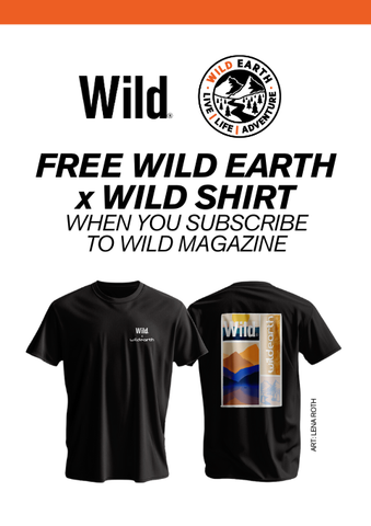 WILD Magazine Subscription plus FREE Wild Earth x Wild Shirt